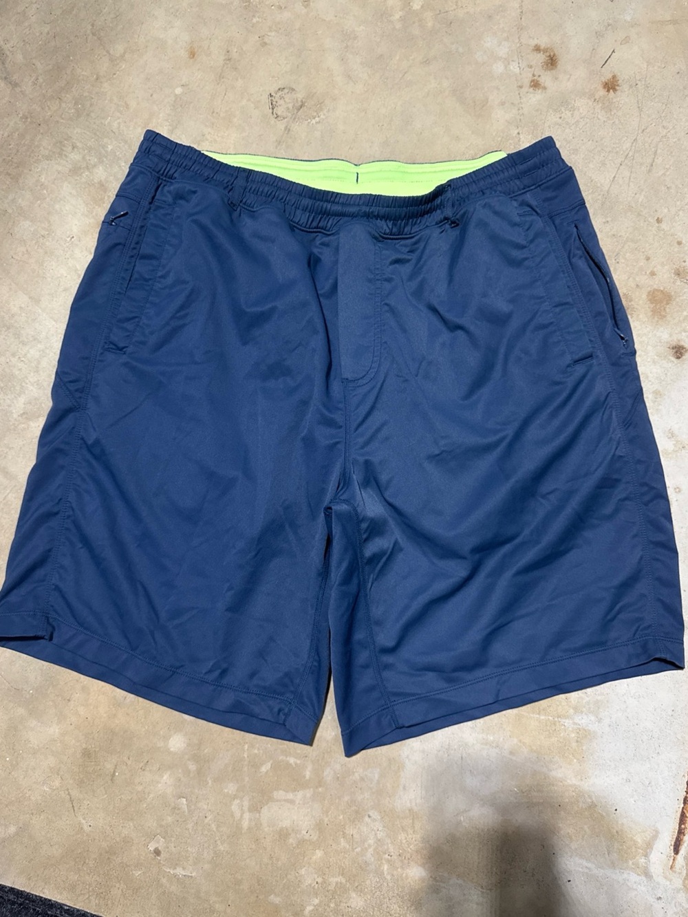 Birddogs Men’s XXL Long Boom For Your Boomstick Lined Navy Blue Shorts Golf
